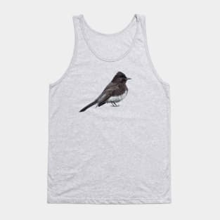 Black Phoebe Songbird Flycatcher Bird Tank Top